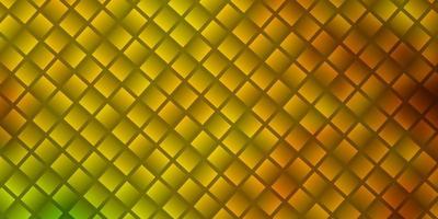 Dark Green, Yellow vector background in polygonal style.