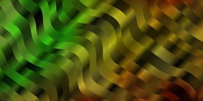 Light Green, Yellow vector layout with circular arc.
