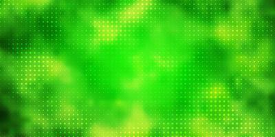 Light Green, Yellow vector layout with circle shapes.