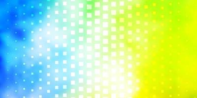 Light Multicolor vector background with rectangles.