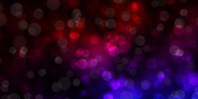 Dark Multicolor vector backdrop with dots.