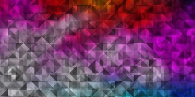 Light Multicolor vector texture with triangular style.