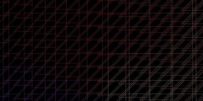 Dark Multicolor vector background with lines.