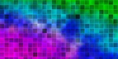 Light Multicolor vector texture in rectangular style.