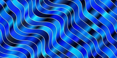 Dark BLUE vector pattern with lines.