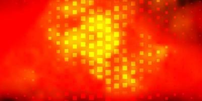 Dark Orange vector pattern in square style.