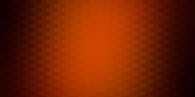 Dark Orange vector backdrop with rectangles.