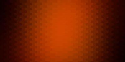 Dark Orange vector backdrop with rectangles.