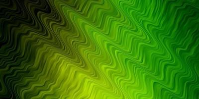 Light Green, Yellow vector background with lines.