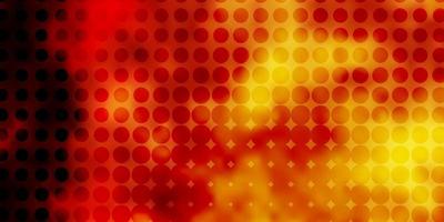 Light Orange vector backdrop with dots.