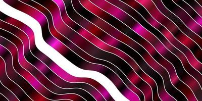 Dark Pink vector pattern with wry lines.