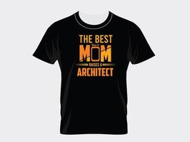 el mejor tipo de mamá cría a un arquitecto vector