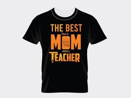 el mejor tipo de mamá cría a un maestro vector