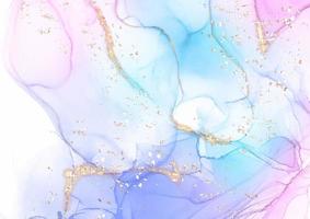 pastel coloured alcohol ink design vector