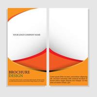 Geometric Brochure or brochure layout template, report cover design background with elegant and simple design vector