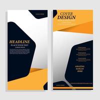 Set of modern abstract geometric annual report, flyer, presentation cover, magazine advert. cover with abstract background. vector template layout with elegant design