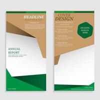 Set of modern abstract geometric annual report, flyer, presentation cover, magazine advert. cover with abstract background. vector template layout with elegant design