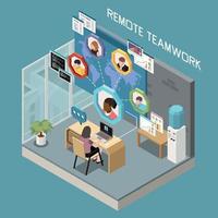 Remote Management Concept vector