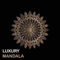 Luxury mandala design vector