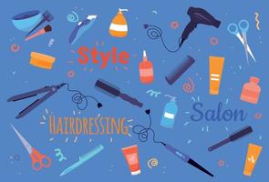 Hair Salon Wallpaper Vector Art, Icons, and Graphics for Free Download