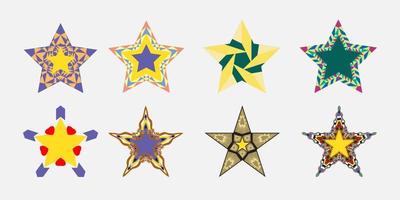 Collection of star types Vector