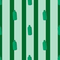 Cosmetic bottle seamless pattern. Background for spa. vector