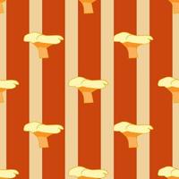 Mushrooms seamless pattern. Plant background. vector