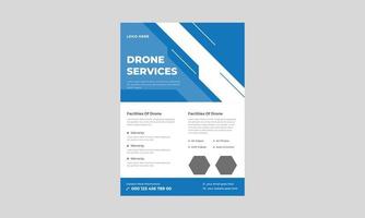 plantilla de volante de drones, volante de drones más avanzado, servicios de drones, volante de drones, volante de negocios de servicios de drones, volante de promoción de drones.