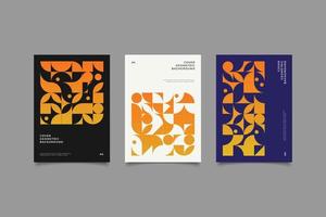 memphis geometric cover collection vector