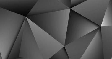 Realistic silver background, abstract geometric rumpled triangular style. vector