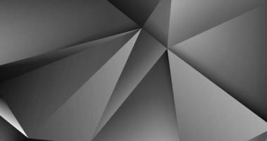 Realistic silver background, abstract geometric rumpled triangular style. vector