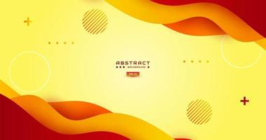 ornge red gradient background with abstract shape, dynamic and sport banner concept. vector