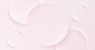 fondo rosa suave abstracto, banner moderno y limpio, concepto de página de inicio con color pastel vector