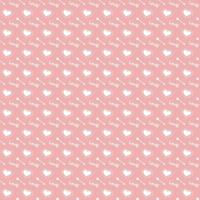 Seamless pattern with hearts, arrows and the word love. vector