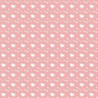 Seamless pattern with hearts, arrows and the word love. vector