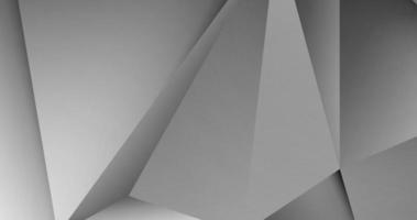 Realistic silver background, abstract geometric rumpled triangular style. vector