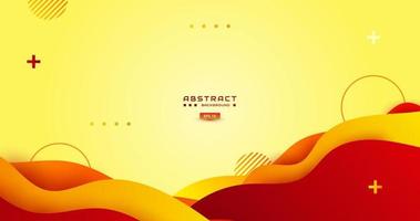 ornge red gradient background with abstract shape, dynamic and sport banner concept. vector