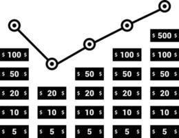 icono de inversión de crecimiento vector