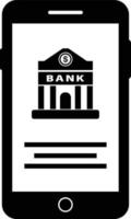 Mobile Banking Icon vector