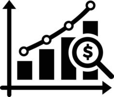 Financial Analysis Icon vector