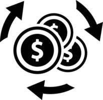 icono de flujo de dinero vector