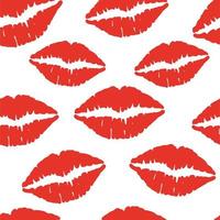 Lips seamless pattern. vector