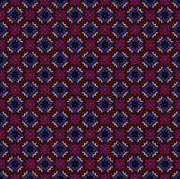 Blue, red and yellow color seamless pattern texture and template. Multicolored. Colorful ornamental graphic design. vector