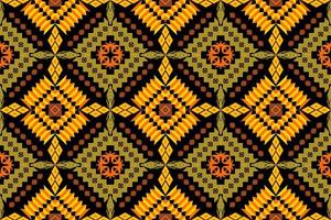 Geometric ethnic oriental traditional pattern.Figure tribal embroidery style.Design for wallpaper,clothing,wrapping,fabric,vector illustration vector