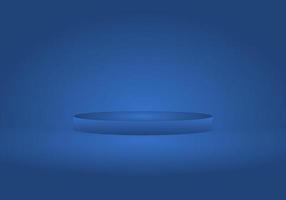 podium background blue gradient vector