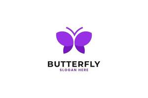 Butterfly logo design vector