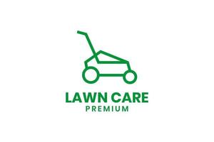 Lawn mower icon logo design vector