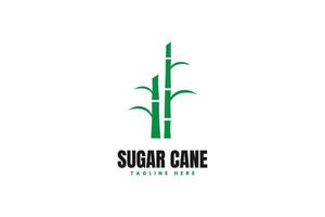 vector de diseño de logotipo de caña de azúcar