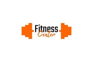 plantilla de vector de diseño de logotipo de centro de fitness y gimnasio
