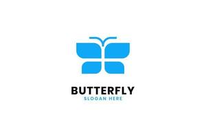 Butterfly logo design vector